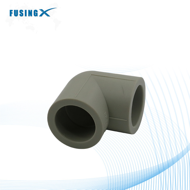 Raccords coud&eacute;s PPR 90 gris haute performance pour syst&egrave;mes de canalisations industrielles